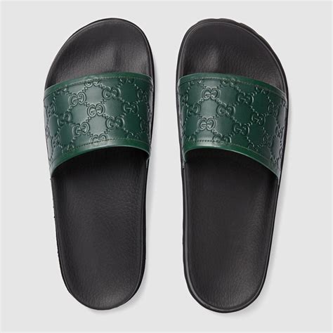 do men's gucci slides run big|Gucci platform slides men.